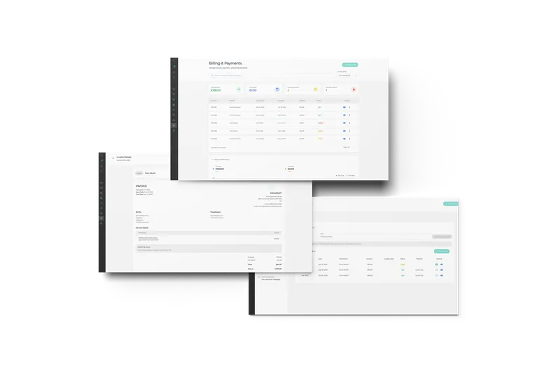 Clinic billing and financial management